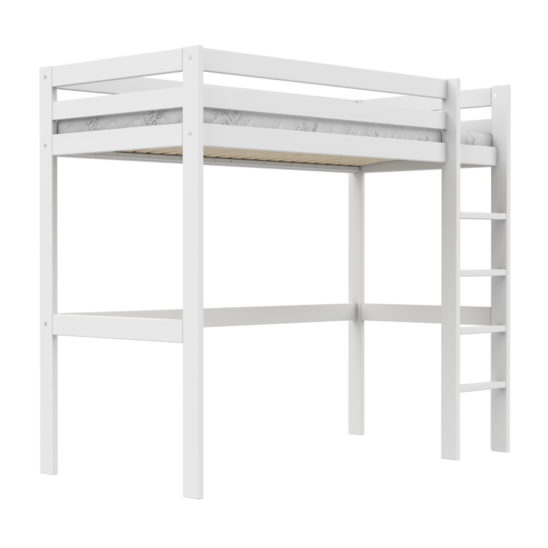 LIFETIME Elements Hochbett 90x200cm in weiß