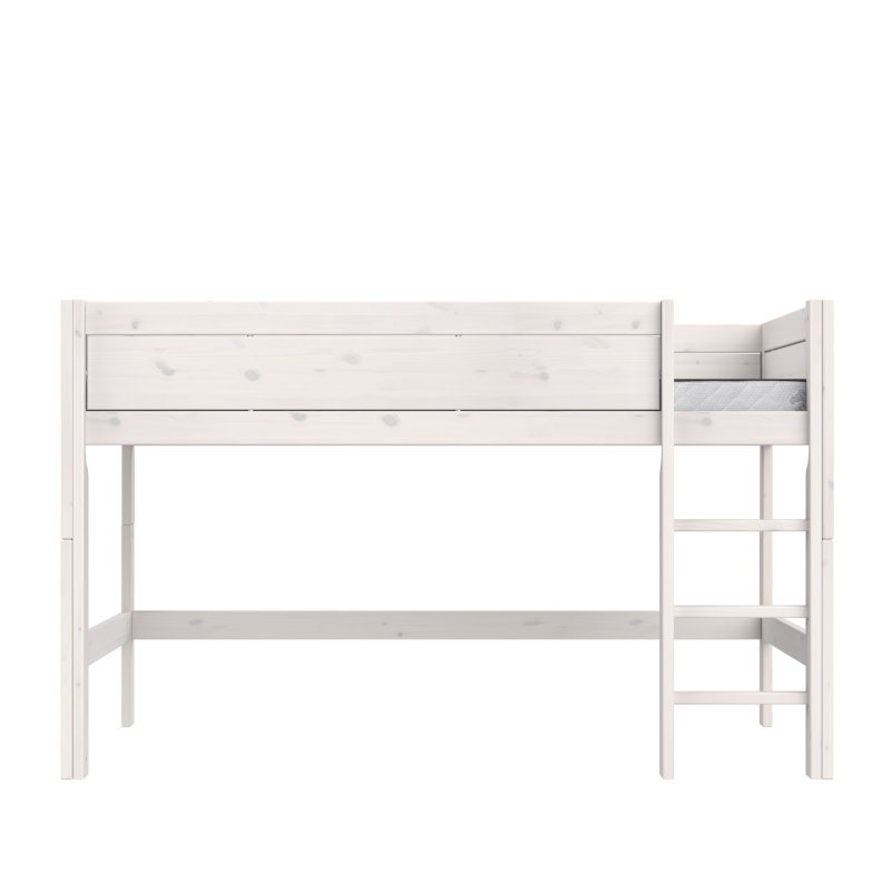 LIFETIME Original Halbhohes Bett in 120x200cm in weiß oder white wash