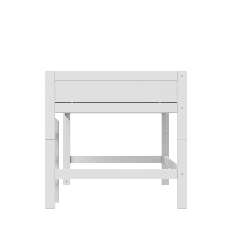 LIFETIME Original Halbhohes Bett in 120x200cm in weiß oder white wash