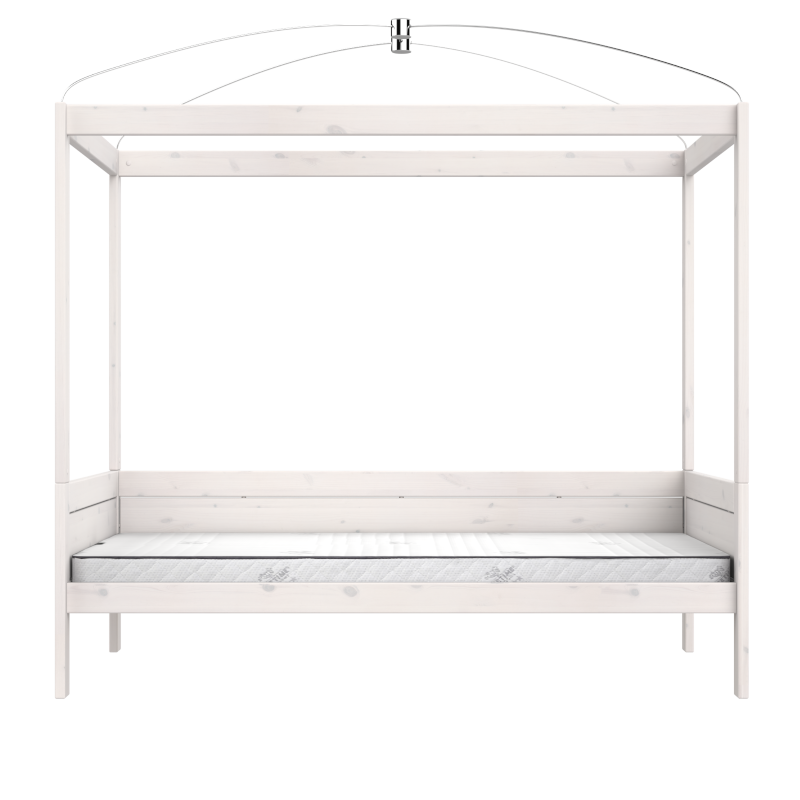 LIFETIME Original Himmelbett in 120x200cm in weiß oder white wash