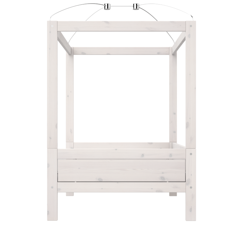 LIFETIME Original Himmelbett in 120x200cm in weiß oder white wash