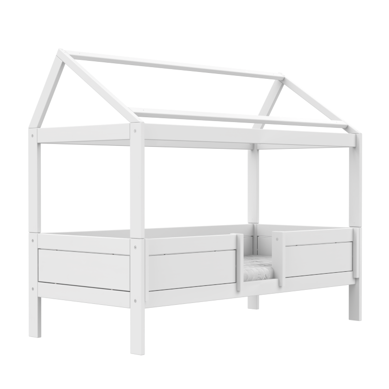 LIFETIME 4-in-1 Hausbett - Bett in weiß oder white wash