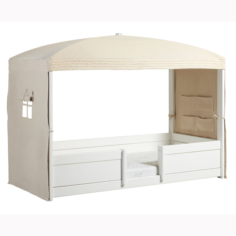 LIFETIME 4-in-1 Himmelbett- Bett in weiß oder white wash