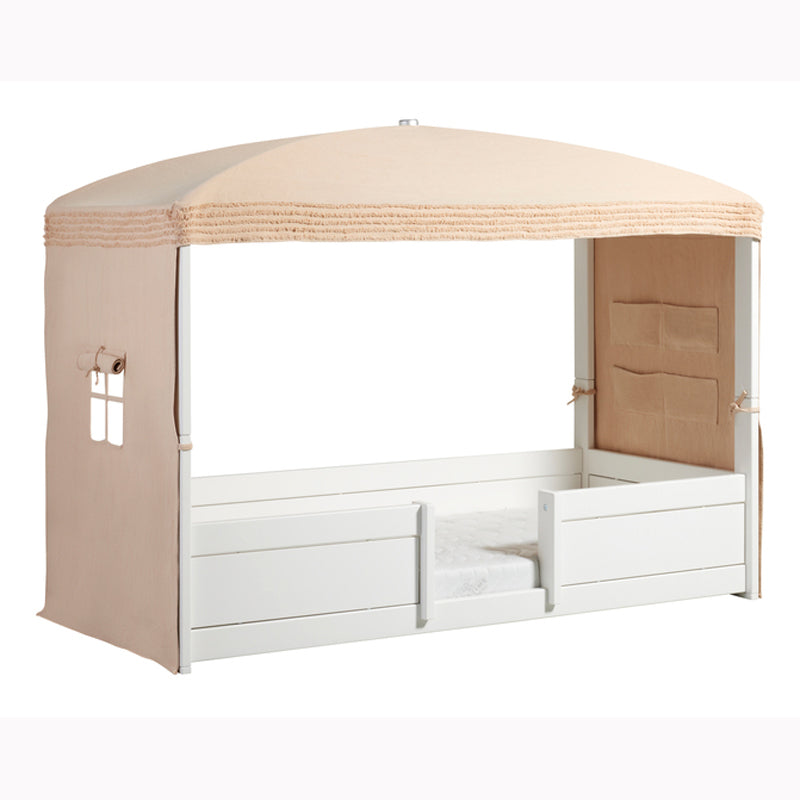 LIFETIME 4-in-1 Himmelbett- Bett in weiß oder white wash