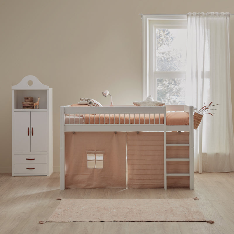 LIFETIME Spielvorhang für Halbhochbett 'Essence' in peach