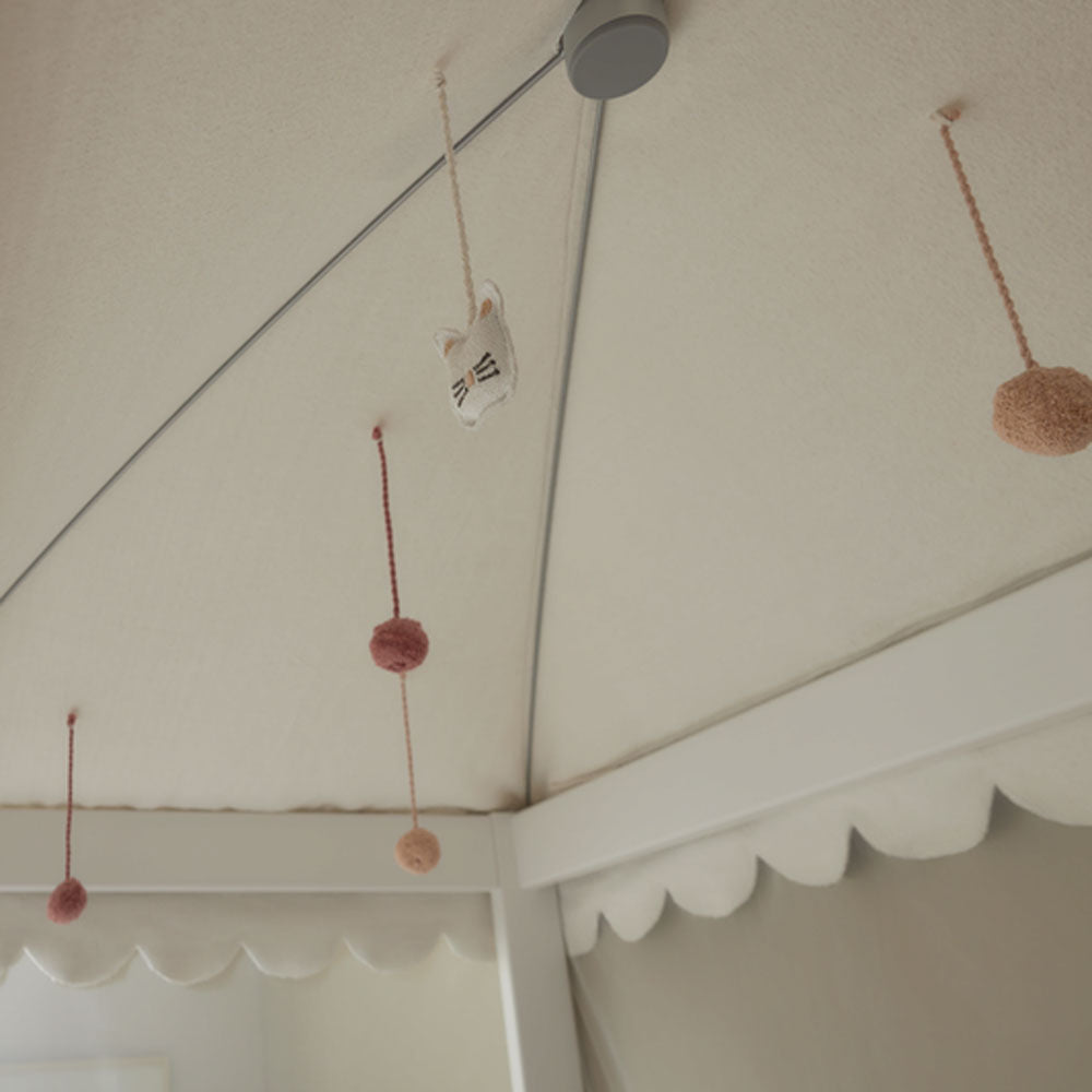 LIFETIME Himmel für Himmelbett 90x200cm 'Cat & Bow'