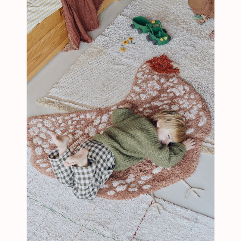 Lorena Canals waschbarer Teppich 'Chicken'