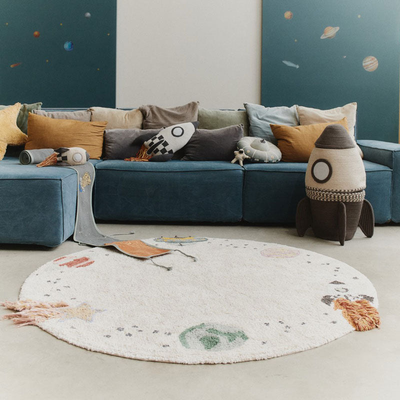 Lorena Canals waschbarer Teppich 'Interstellar Journey' Ø140cm