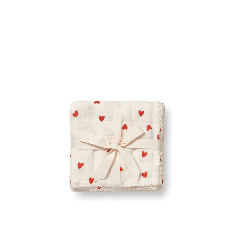 Dear April 3er-Pack Musselintuch 'Little Love'