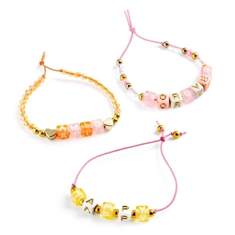 Djeco Schmuck basteln 'Buchstaben gold'