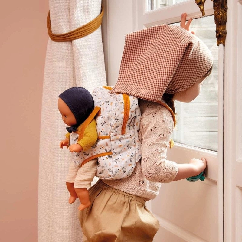 Djeco POMEA Rucksack mit Puppentrage