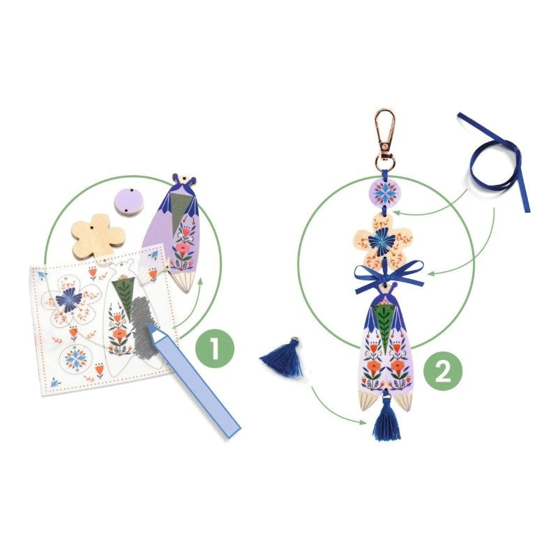 Djeco DIY Anhänger Schmetterling