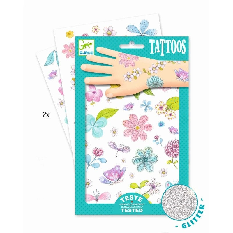 Djeco Tattoos 'Blumenfeld'