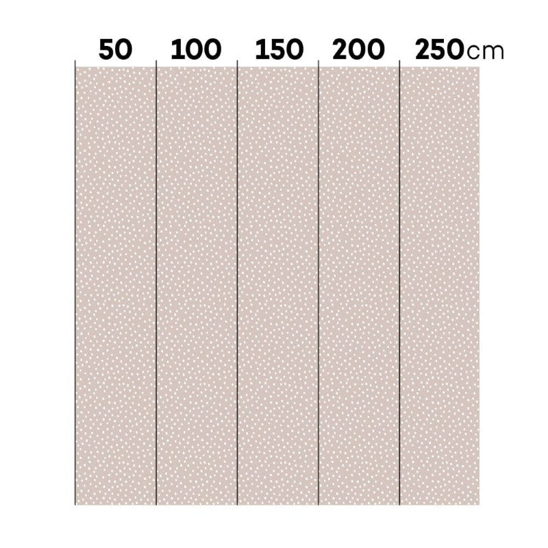 Dekornik Tapete Punkte in puderpink 50x280cm