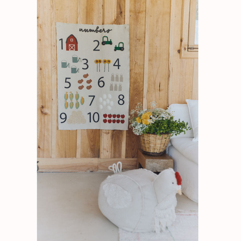 Lorena Canals Wandbehang 'Farm Numbers'
