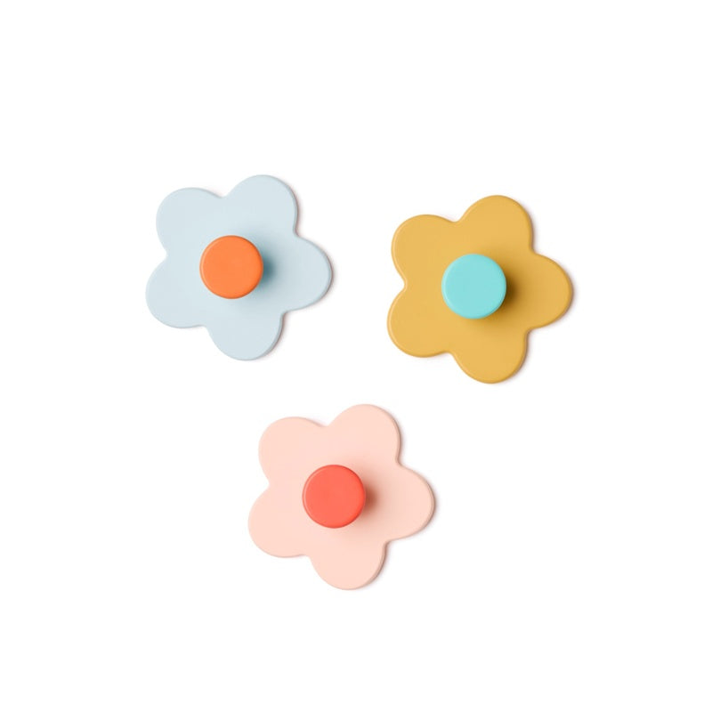 Kids Concept Hakenset 3er-Pack Blume bunt