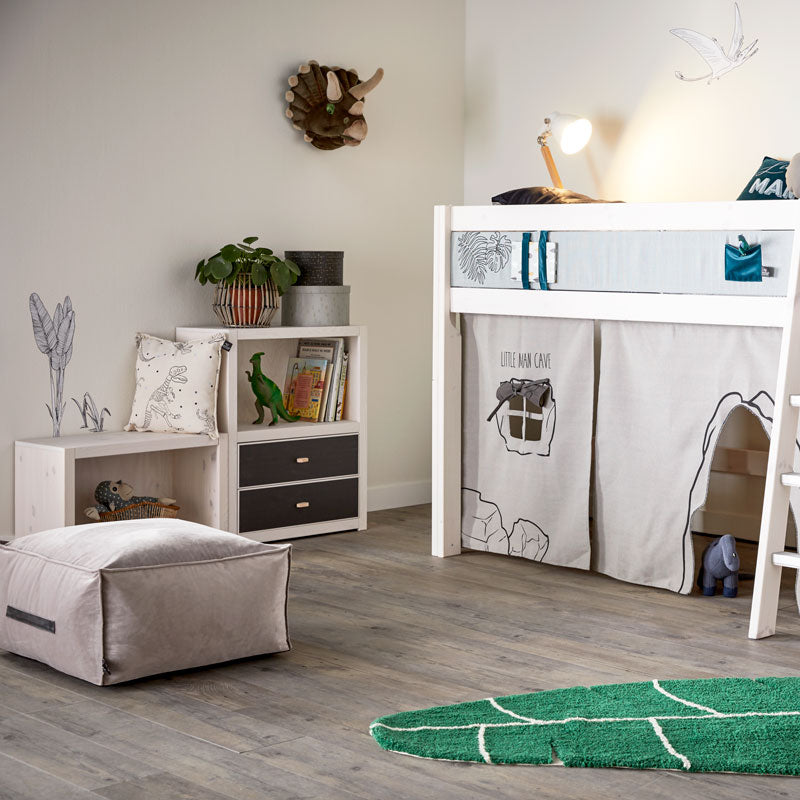 LIFETIME Regalsystem - Regal 1 Fach in weiß oder white wash