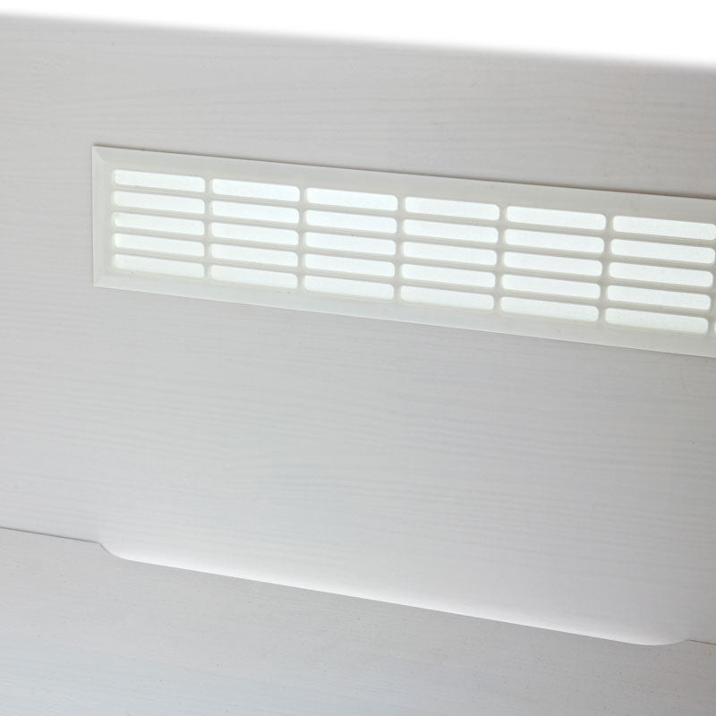LIFETIME 1-türiger Kleiderschrank in weiß - 50x201,5cm - Griffe wählbar