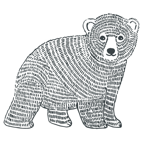 Lilipinso Wandsticker niedlicher Bär 47x40cm
