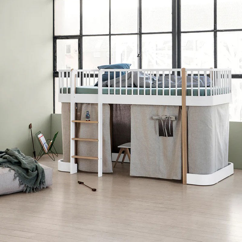 Oliver Furniture Vorhangset in Natur für halbhohes Bett und Etagenbett für Seaside Collection