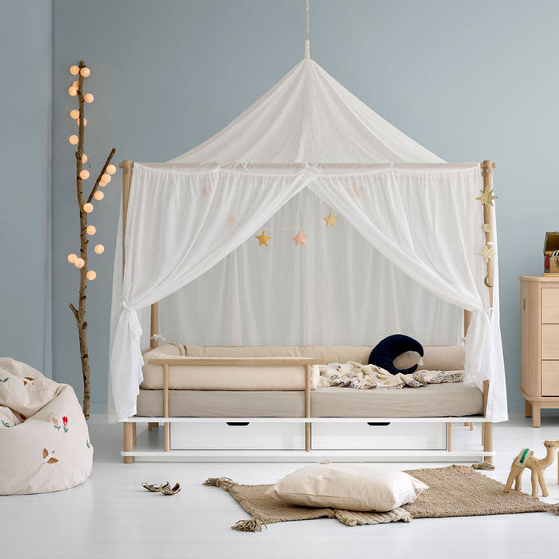 Oliver Furniture Camp Collection Himmelbett 90x180cm weiß/eiche