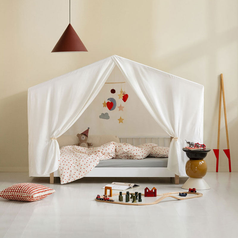Oliver Furniture Wood Zelt für Hausbett in weiß
