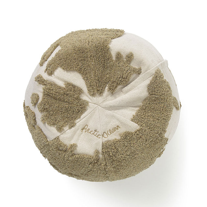 Lorena Canals Pouf "Weltkarte" Ø50x45cm