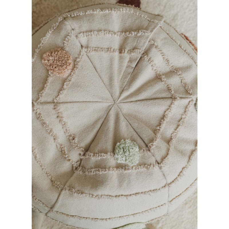 Lorena Canals Pouf 'Sonnensystem' natural Ø50x45 cm