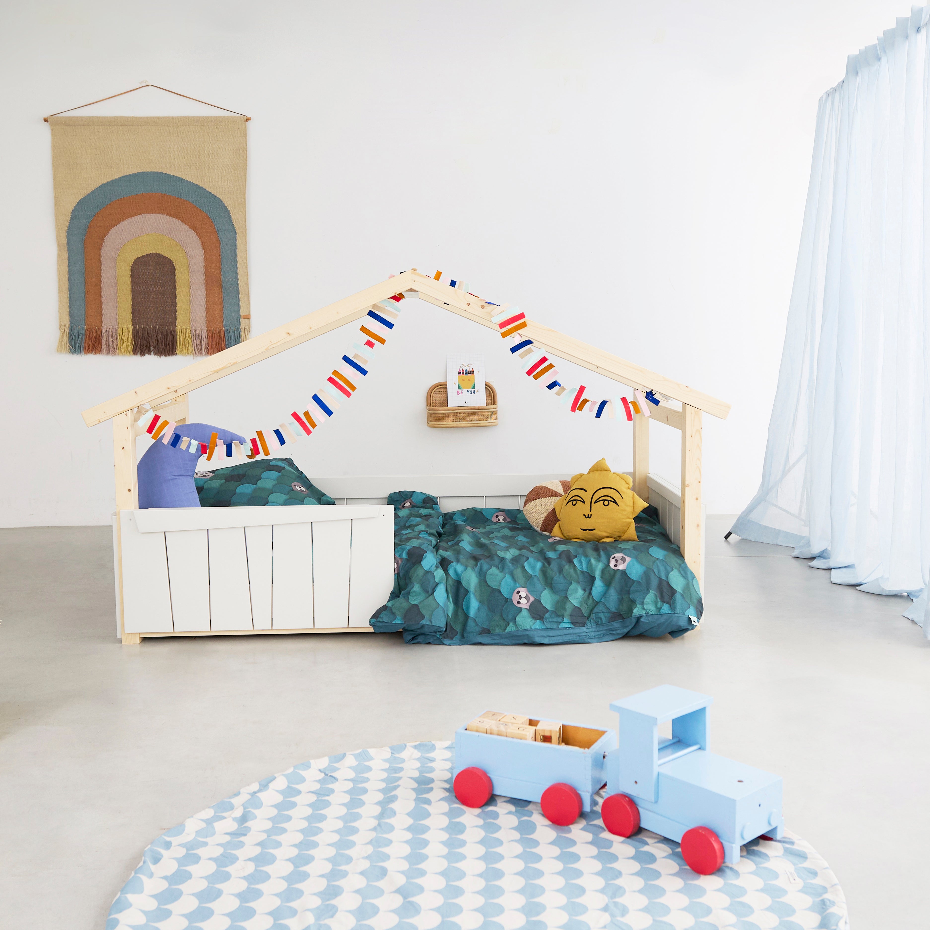 Mathy by Bols 'Star Light Single Model 2' Montessori Einzelbett 90x200cm - in 26 Farben erhältlich