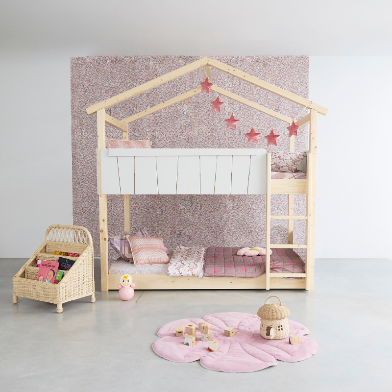 Mathy by Bols 'Star Light Bunkbed Model 1' Montessori Stockbett 90x200cm - in 26 Farben erhältlich