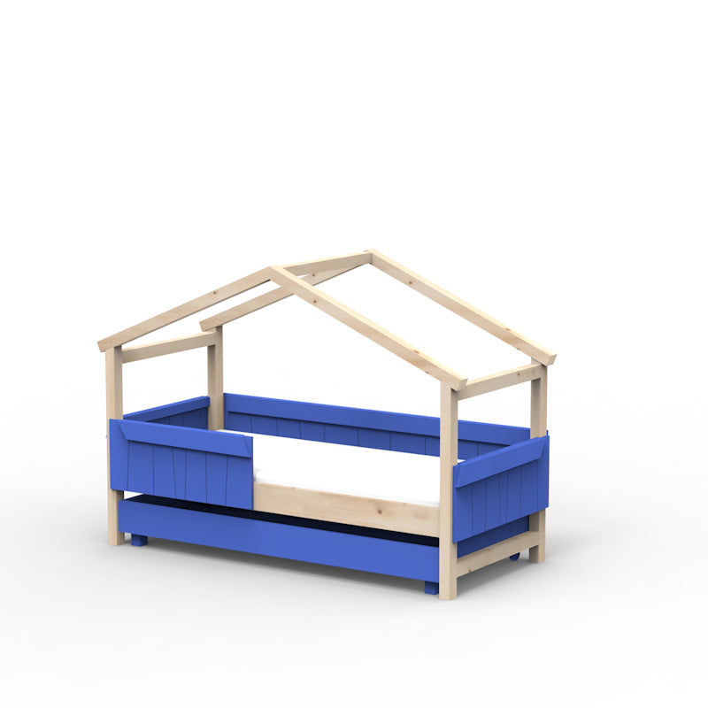 Mathy by Bols 'Star Light Single Model 2' Montessori Einzelbett 90x200cm mit Bettschublade - in 26 Farben erhältlich