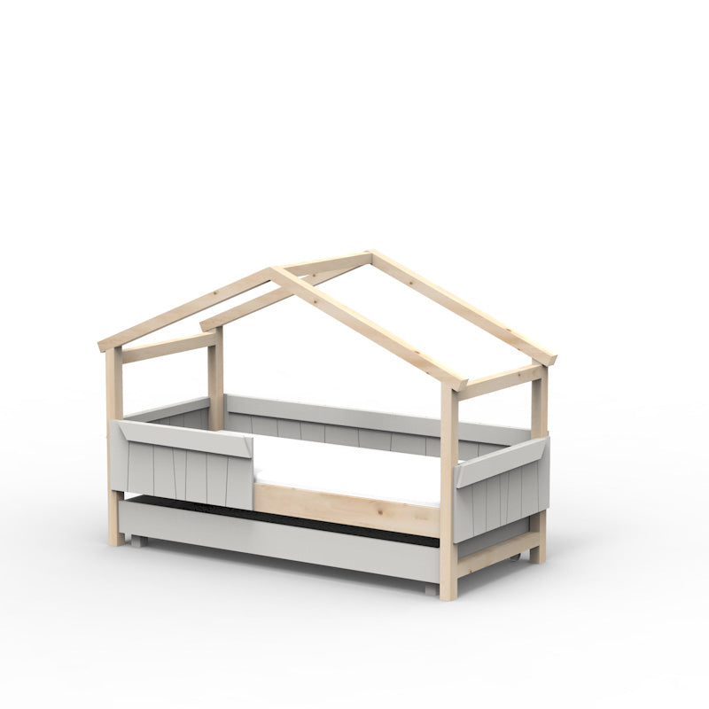 Mathy by Bols 'Star Light Single Model 2' Montessori Einzelbett 90x200cm mit Bettschublade - in 26 Farben erhältlich