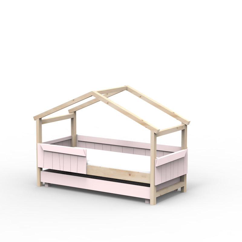 Mathy by Bols 'Star Light Single Model 2' Montessori Einzelbett 90x200cm mit Bettschublade - in 26 Farben erhältlich