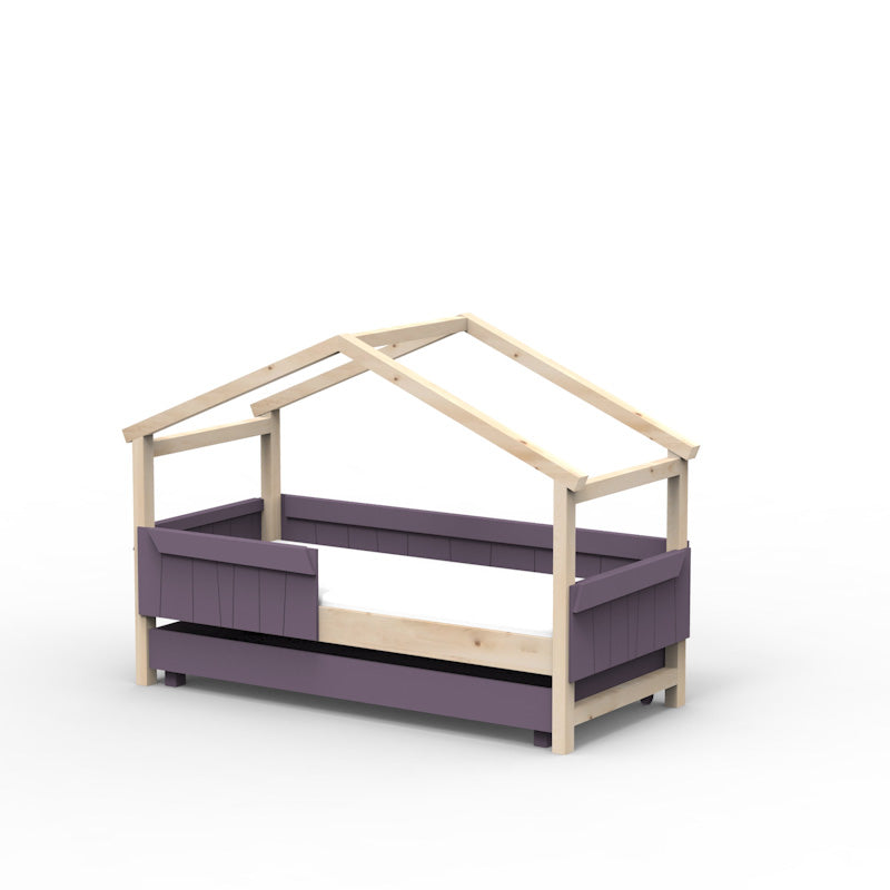 Mathy by Bols 'Star Light Single Model 2' Montessori Einzelbett 90x200cm mit Bettschublade - in 26 Farben erhältlich
