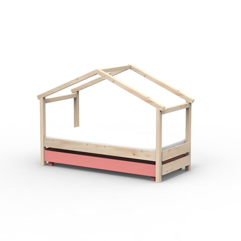 Mathy by Bols 'Star Light Single Model 1' Montessori Einzelbett 90x200cm mit Bettschublade - in 26 Farben erhältlich
