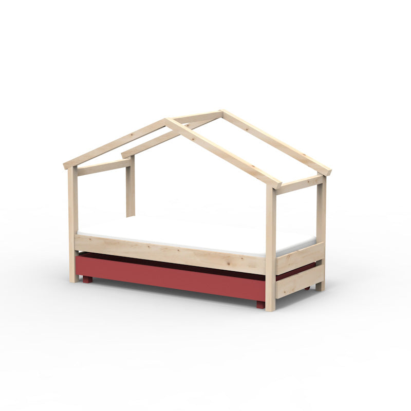 Mathy by Bols 'Star Light Single Model 1' Montessori Einzelbett 90x200cm mit Bettschublade - in 26 Farben erhältlich