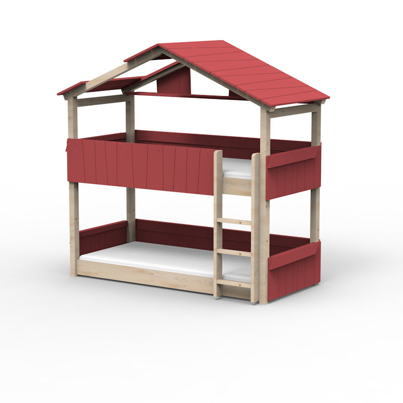 Mathy by Bols 'Star Light Bunkbed Model 3' Montessori Stockbett 90x200cm - in 26 Farben erhältlich