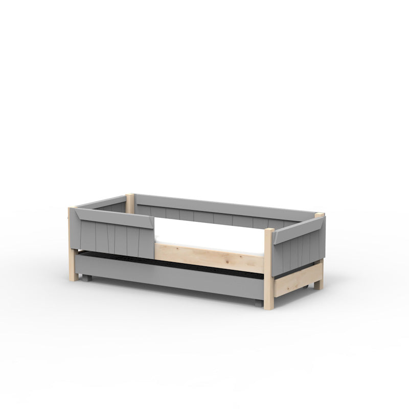 Mathy by Bols 'Star Light Base' Montessori Einzelbett 90x200cm mit Bettschublade - in 26 Farben erhältlich