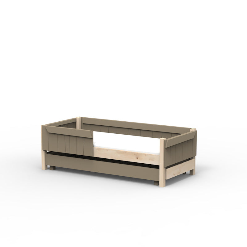 Mathy by Bols 'Star Light Base' Montessori Einzelbett 90x200cm mit Bettschublade - in 26 Farben erhältlich