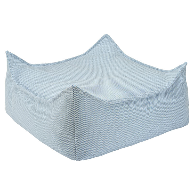Wigiwama Outdoor Sitzkissen Ottoman 'Azure', 60 x 60 cm