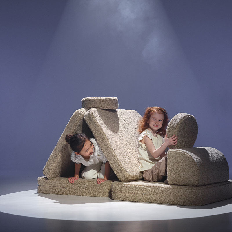 Wigiwama Kindersofa Seetee in biscuit