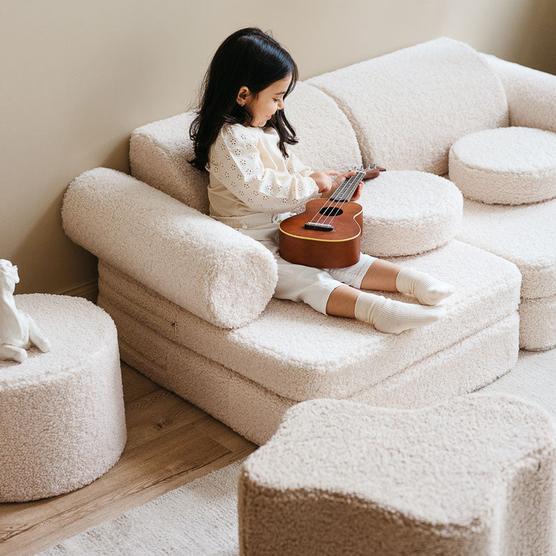 Wigiwama Kindersofa Seetee in cream white
