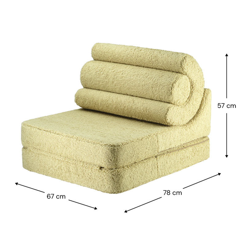 Wigiwama Teddy Flipster `Matcha' 78x67x57cm