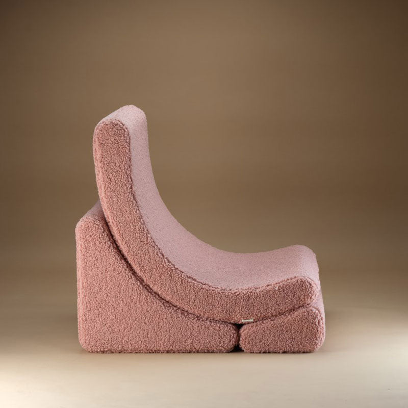 Wigiwama Teddy Moon Chair `Guava' 80x65x55cm