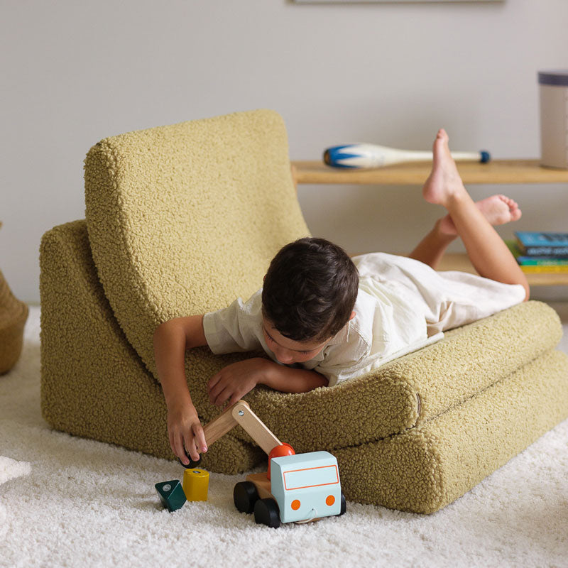 Wigiwama Teddy Moon Chair `Matcha' 80x65x55cm