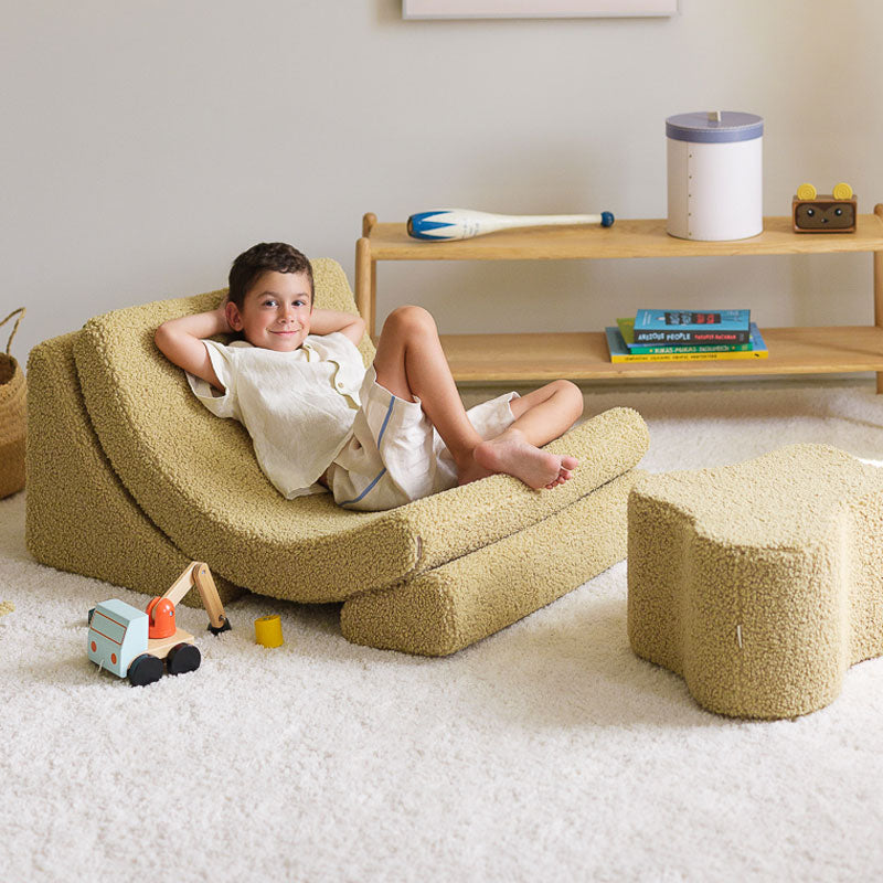 Wigiwama Teddy Moon Chair `Matcha' 80x65x55cm