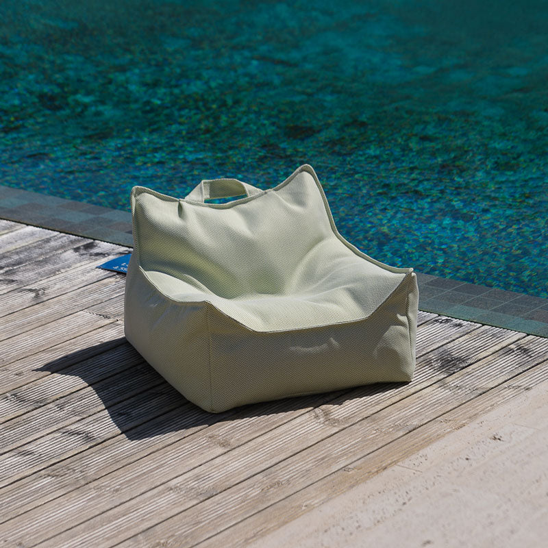 Wigiwama Outdoor Set Sitzsack und Sitzkissen/Ottoman 'Herba'