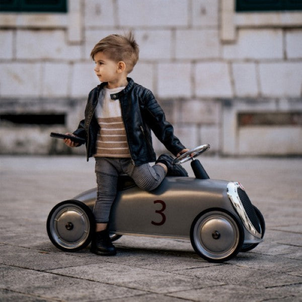 Baghera Rutschauto 'Rider' in silber