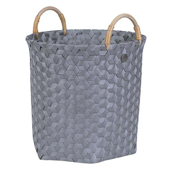 Handed By Dimensional - Aufbewahrungskorb mit Henkel 30x30x30cm in dark grey - mittlere Größe