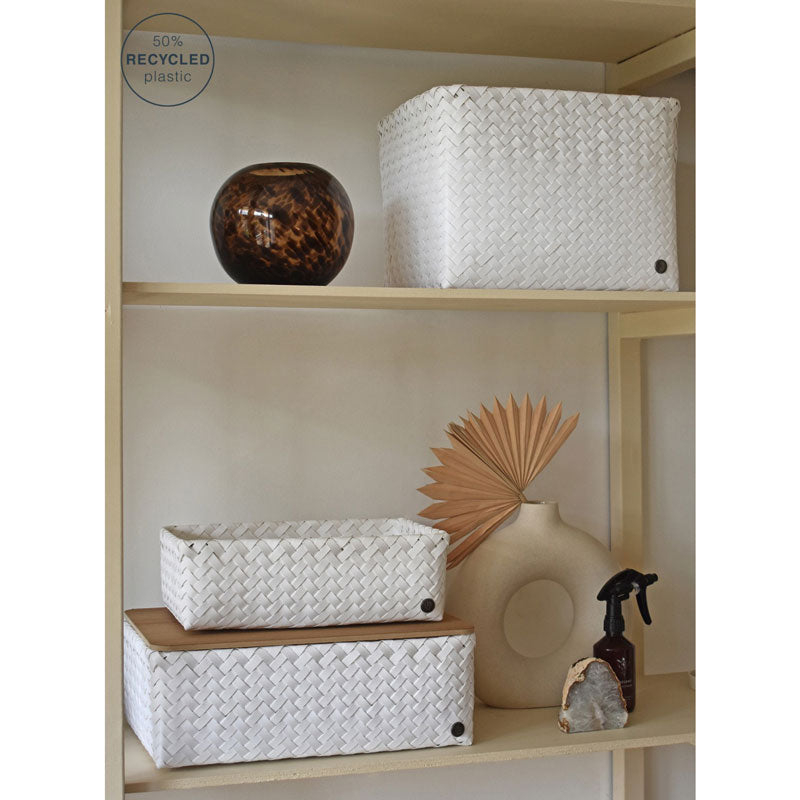 Handed By Grand - Aufbewahrungskorb 'Ideal' 13x37x24 cm in white